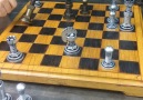 This handmade chess board is absolutely amazing!Credit Alexandre Bigunas