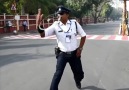 This Indian policeman stops traffic... with his moves.