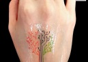 This is the worlds first living tattoo made with real bacteria