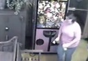 This little girl climbed into a claw machine because she wanted a toy