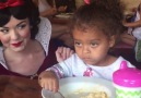 This little girl has absolutely no time for Snow White.. That face!