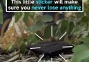 This little sticker will make sure you never lose anything