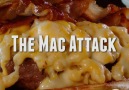 This mac and cheese burger is a sight to behold.