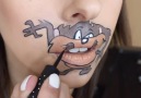 This makeup artist transforms her lips into your favorite cartoons