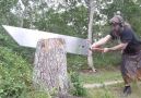 This man crafts giant swords!