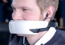 This muzzle keeps phone conversations private.
