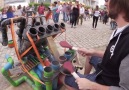 This street drummer is incredible