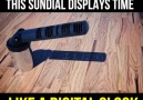 This Sundial Displays Time Like A Digital