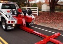 This towing truck makes the job a whole lot easier