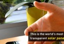 This transparent solar panel could turn any window into a power generator.