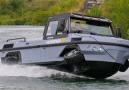 This truck can transform into a boat in seconds.