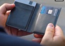 This wallet has bluetooth tracking so you can never lose it