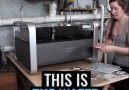 This water jet can cut through literally anything!