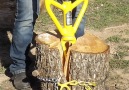 This wood splitter is awesome!