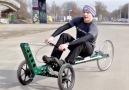 This workout device is both a bicycle and a rowing machine