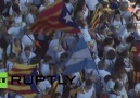 Thousands march for independence on Catalan National Day
