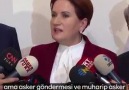 Tıbbıyeli Hikmet - Meral Akşener&Libya açıklaması Facebook