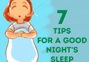 7 tips for a good night's sleep