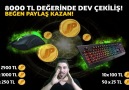 8000 TL Değerinde Çekilişi Kaçırma!