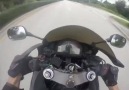To add even more insult he wheelies by him going the other way...