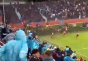 Trabzonspor'un son dakika golüne tribünden bakış