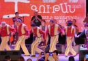 Traditional Armenian dances at Yerevan Cascade