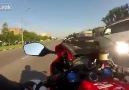 Traffic jam... No Problem for this Biker