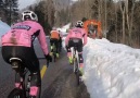 Training in winter Hills Angels Cycling Team