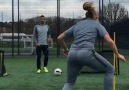 Training session with Chelsea & England player Gemma Davison! Moalifc