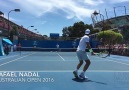 Treino pesado de Rafael Nadal!