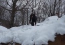Tuğba﻿ karda kayma denemesi