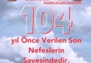 TÜM ŞEHİTLERİMİZİ RAHMETLE VE MİNNETLE ANIYORUZ...Özel Güzel SAYFASI