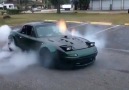 Turbo Miata burnout