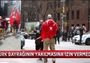 TÜRK BAYRAĞININ YAKILMASINA İZİN VERMEDİ