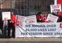 Türk Büyükelçiliği Önünde Protesto