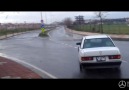 Türkiye' den Mercedes 190D sokak drift