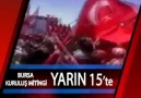 TÜRK MİLLETİNİN CEVABI YARIN  BURSA KURULUŞ MİTİNGİNDE!