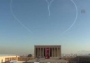 Türk Yıldızları'ndan Anıtkabir Üzerinde Saygı Geçişi