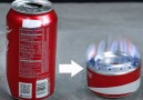 Turn an empty soda can into a miniature stove with this DIY hack!
