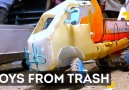 Turning Junk into Electronic Toy Trucks
