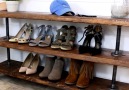 Turn scrap wood into some industrial shelves with this easy DIY