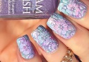 Tutorial for my Unicorn Princess Flower Nails.By Clairestelle8