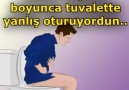 Tuvalette nasıl oturulmalı