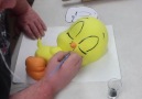 Tweety Bird Cake - CakesByChoppA