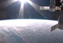 Uluslararası Uzay İstasyonundan gün batımı...