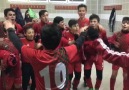 U-13 minik takımımızın galibiyet sevinci