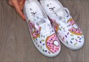 Une belle customisation de chaussures