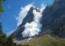 Une énorme Avalanche à Grindelwald (BE) =D