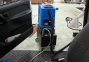 Upholstery cleaning with foam