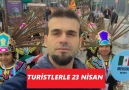 Üst geçitte milletler buluşması